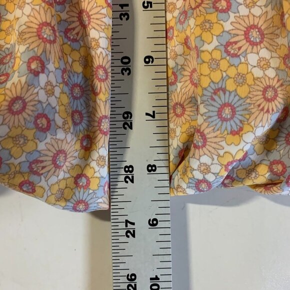 Zara Women's Floral Off the Shoulder Satin Effect Crop Top Size M NWT - Picture 14 of 14